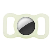 Apple AirTag szilikon tok, nyakörvre helyezhető, Wooze AirTag Pet Guard, fehér akciós termékkép 1