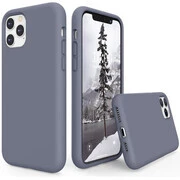Xiaomi Redmi Note 8T, Szilikon tok, Wooze Liquid Silica Gel, leander-szürke akciós termékkép 1