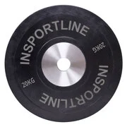 Gumis súlytárcsa inSPORTline Bumper Plate 20 kg 50 mm akciós termékkép 1