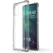 Xiaomi Redmi 9C / 9C NFC, Szilikon tok, légpárnás sarok, Wooze Silicone Armor, átlátszó akciós termékkép 1