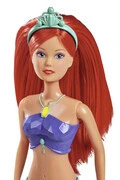 Steffi Love - Sellő baba szivárványos világító uszonnyal 29 cm-es termék 2. képe
