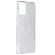 Apple iPhone 13 Pro, Szilikon tok, csillogó, Forcell Shining, ezüst termék 2. képe