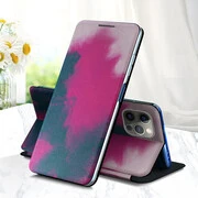 Xiaomi Poco M3, Oldalra nyíló tok, stand, festék minta, Wooze Flashy Colors, színes/lila termék 2. képe