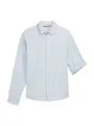 TOM TAILOR DENIM Ing  világoskék / fehér akciós termékkép 1