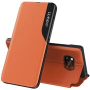 Xiaomi Poco M4 Pro 4G, Oldalra nyíló tok, stand, hívás mutatóval, Wooze FashionBook, sárga akciós termékkép 1