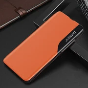 Xiaomi Poco M4 Pro 4G, Oldalra nyíló tok, stand, hívás mutatóval, Wooze FashionBook, sárga termék 2. képe