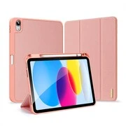 Apple iPad 10.9 (2022) / iPad 11 (2025), mappa tok, Smart Case, érintőceruza tartó, Dux Ducis Domo, rózsaszín akciós termékkép 1