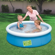 Medence felfújható peremmel Bestway My First Pool 152 cm 57241 kék termék 2. képe