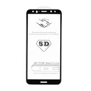 Realme 10 4G / 11 4G, Kijelzővédő fólia, ütésálló fólia (az íves részre is!), Tempered Glass (edzett üveg), fekete akciós termékkép 1