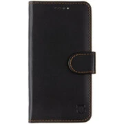 Huawei Honor X7a, Oldalra nyíló tok, stand, kártyatartóval, csatos, Tactical Field Notes, fekete akciós termékkép 1