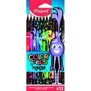 MAPED: Color Peps Monster színes ceruza készlet - háromszögletű, 12 db akciós termékkép 1
