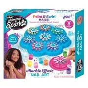 Shimmer and Sparkle: Márványos körmök manikűr szett akciós termékkép 1