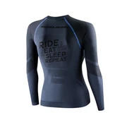 Női motoros thermo felső Rebelhorn Freeze Lady Jersey szürke-fekete M termék 2. képe