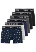 Felix Hardy Boxeralsók  tengerészkék / szürke melír / fekete / fehér akciós termékkép 1