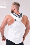 Férfi kapucnis trikó Nebbia NO EXCUSES 173  fehér  XXL akciós termékkép 1