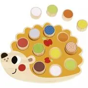 Tooky Toy: Szenzoros foglalkoztató tábla - Süni akciós termékkép 1