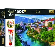 Trefl: Város látkép puzzle - 1500 darabos + ragasztó akciós termékkép 1