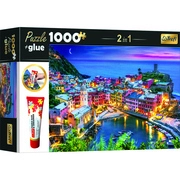 Trefl: Tengeri kilátás puzzle - 1000 darabos + ragasztó akciós termékkép 1