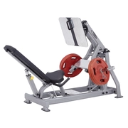 Láberősítő edzőgép Steelflex Plateload Line PLLP fekete-piros termék 2. képe