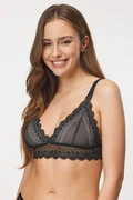 Black Tattoo Bralette bélés nélküli melltartó akciós termékkép 1