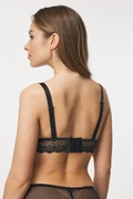 Black Tattoo Bralette bélés nélküli melltartó termék 2. képe