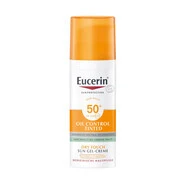 EUCERIN Sun Oil Control színezett napozó krém-gél arcra SPF50+ light (50ml) akciós termékkép 1