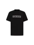 DICKIES Póló 'MELVERN'  fekete / fehér akciós termékkép 1