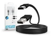 Smart Cable Micro-USB Fekete töltő kábel akciós termékkép 1