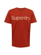 Superdry Póló 'CLASSIC'  pasztellzöld / narancssárga melír akciós termékkép 1