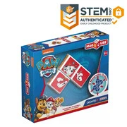 Geomag Magicube - Mancs Őrjárat építőkocka szett, 5 db-os - Marshall és tűzoltó járgánya akciós termékkép 1