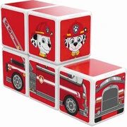 Geomag Magicube - Mancs Őrjárat építőkocka szett, 5 db-os - Marshall és tűzoltó járgánya termék 2. képe