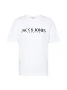 JACK & JONES Póló 'Bla Jack'  fekete / fehér akciós termékkép 1