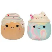 Squishmallows: Kifordítható frappé és fahéjas csiga plüss - 13 cm akciós termékkép 1