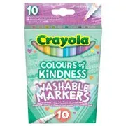 Crayola: Kedves szavak vékonyhegyű filctoll készlet - 10 db-os akciós termékkép 1