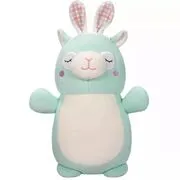 Squishmallows: HugMee Miley, a menta színű láma plüss nyuszifülekkel - 25 cm akciós termékkép 1
