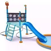 Plum: Water Park - Vizes kerti játszótér csobbanóval és buborékokkal akciós termékkép 1