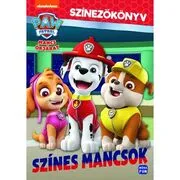Mancs Őrjárat: Színes mancsok - Színezőkönyv akciós termékkép 1