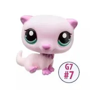 Littlest Pet Shop: Játékfigura #7 - Kicsi lila vidra akciós termékkép 1