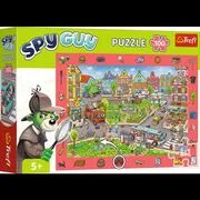 Trefl: Spy Guy Kisvárosi nyomozós képkereső puzzle - 100 darabos akciós termékkép 1