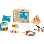 Tooky Toy: Montessori fa oktató játék szett - 25 db-os akciós termékkép 1