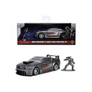 Marvel - War Machine 2006 Ford Mustang fém nyitható ajtókkal és War Machine figurával 1:32 termék 2. képe