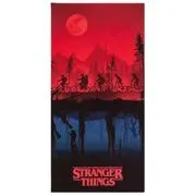 Stranger Things: Árnyékok fürdőlepedő, pamut - 70 x 140 cm akciós termékkép 1