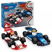 LEGO® City F1®-es Williams Racing és Haas F1® versenyautók 60464 akciós termékkép 1