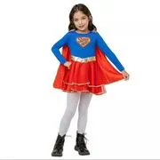 Super Girl jelmez - 120-130 cm akciós termékkép 1