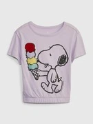 GAP GAP & Peanuts Snoopy Gyerek Póló Lila akciós termékkép 1