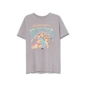 Cropp - Nyomott mintás oversize póló Winnie-the-Pooh - világos szürke akciós termékkép 1
