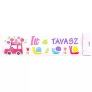 Itt a tavasz! ablakzselé - 15 x 55 cm akciós termékkép 1