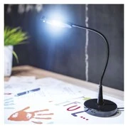 EMOS LED asztali lámpa black & home, fekete akciós termékkép 1