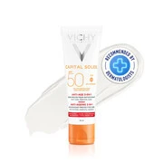 VICHY Capital Soleil Anti-Age 3in1 öregedésgátló napvédő krém SPF50 (50ml) termék 2. képe