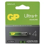 GP Ultra Plus Alkáli elem AAA 4db akciós termékkép 1